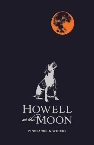 Vineyard logo with dog and moon